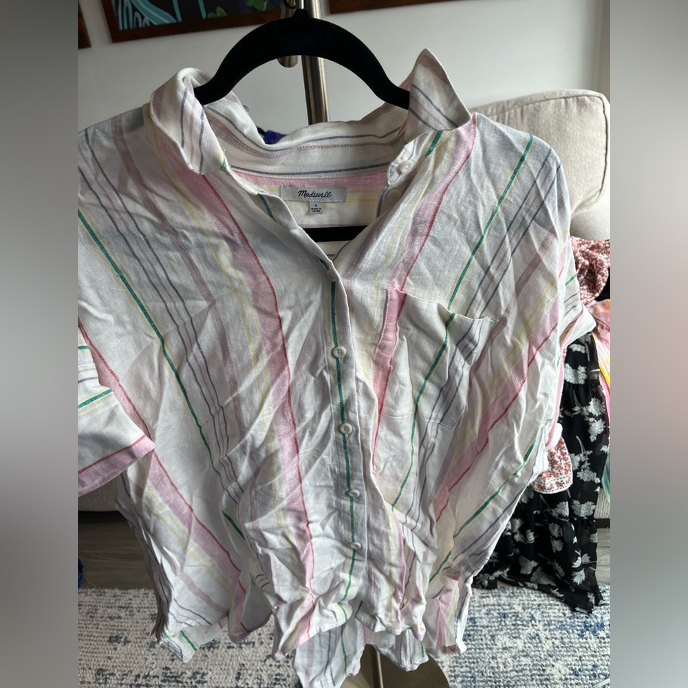 Madewell top- just wrinkled!